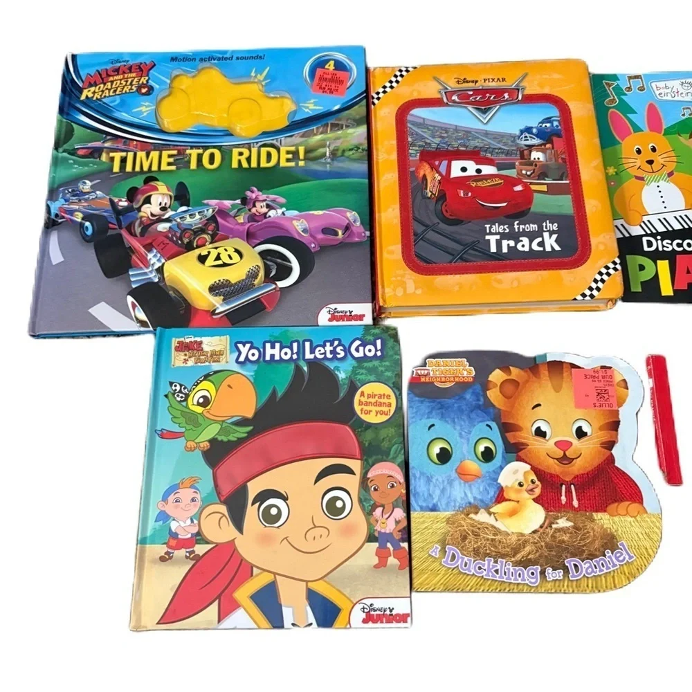 Disney Colorful Kids' Book Collection Instant Library Bundle Hardcover